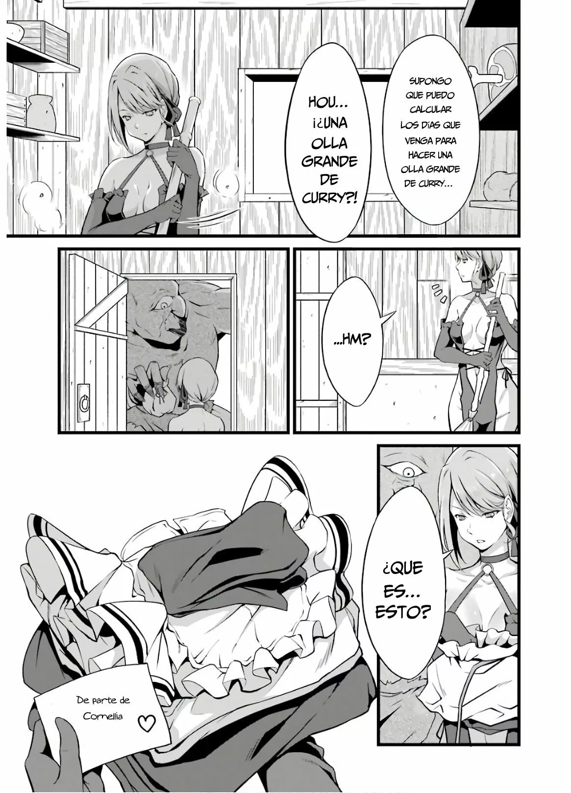 Yuru Fuwa Noka No Moji Bake Skill Capitulo 6: El demonio del curry página 54