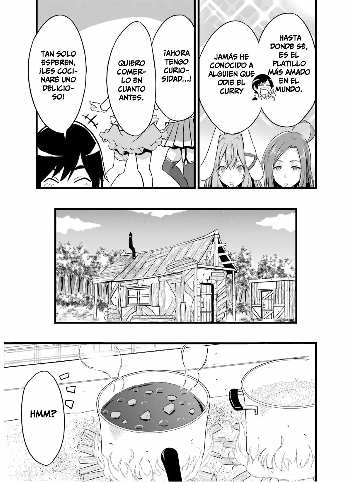 Yuru Fuwa Noka No Moji Bake Skill Capitulo 6: El demonio del curry página 8