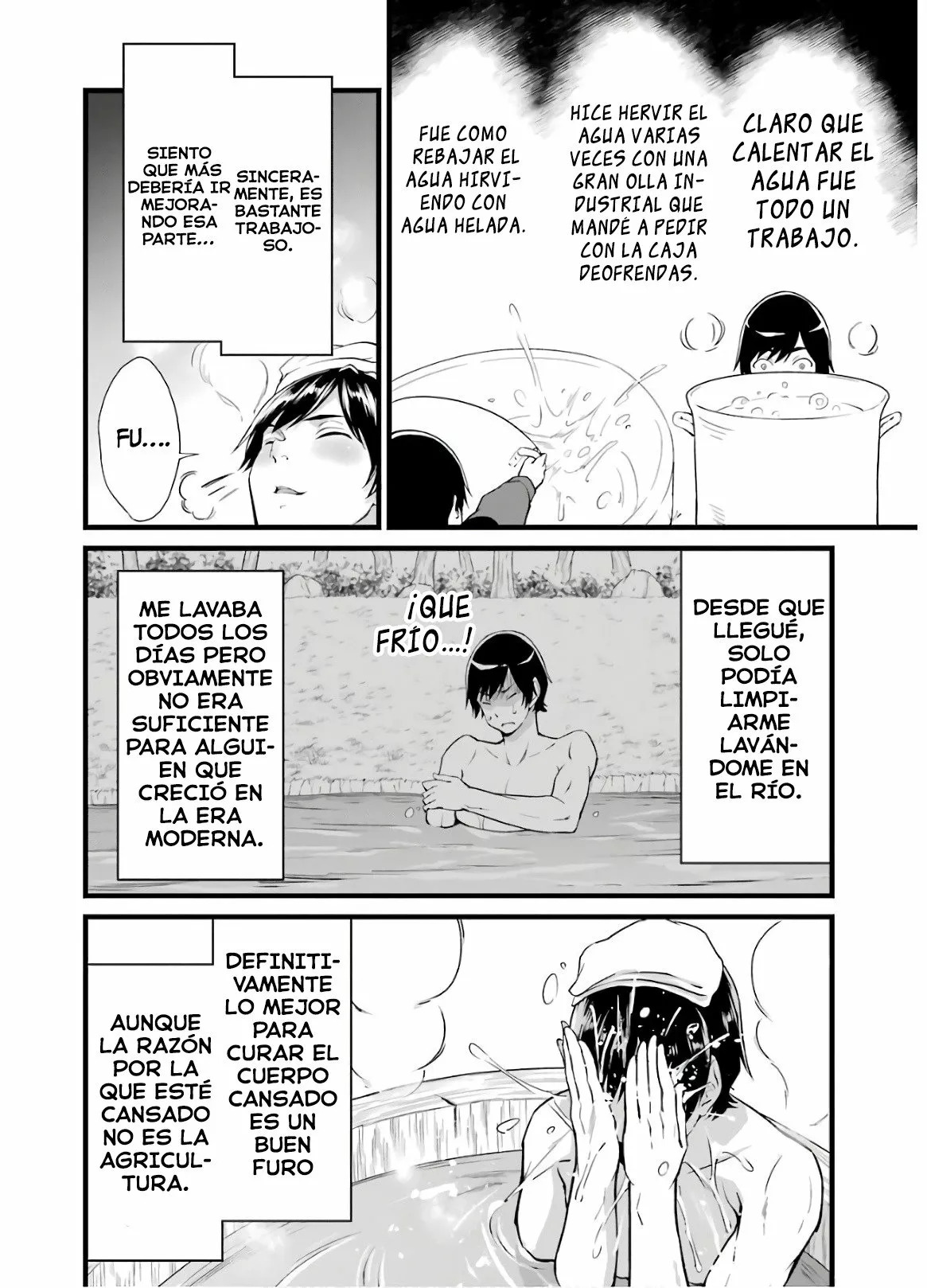 Yuru Fuwa Noka No Moji Bake Skill Capitulo 7: Ofuro y Shampoo página 4