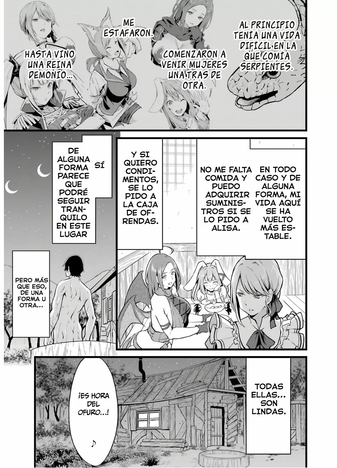 Yuru Fuwa Noka No Moji Bake Skill Capitulo 7: Ofuro y Shampoo página 7