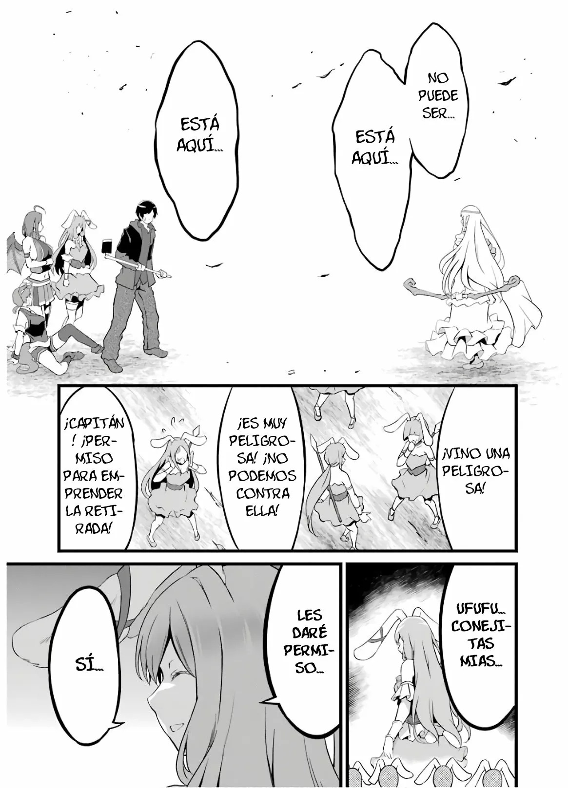 Yuru Fuwa Noka No Moji Bake Skill Capitulo 8: Elfo contra conejito página 38