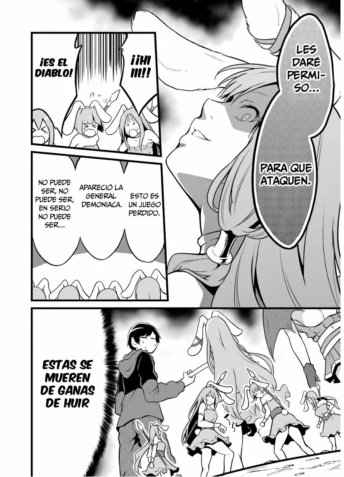 Yuru Fuwa Noka No Moji Bake Skill Capitulo 8: Elfo contra conejito página 39