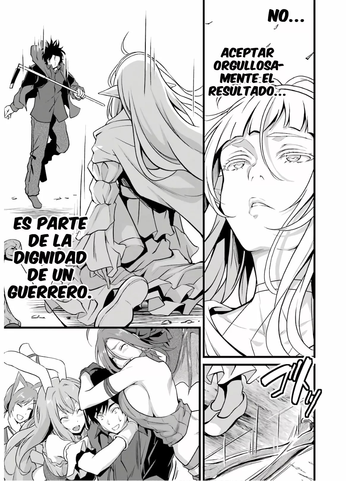 Yuru Fuwa Noka No Moji Bake Skill Capitulo 8: Elfo contra conejito página 58