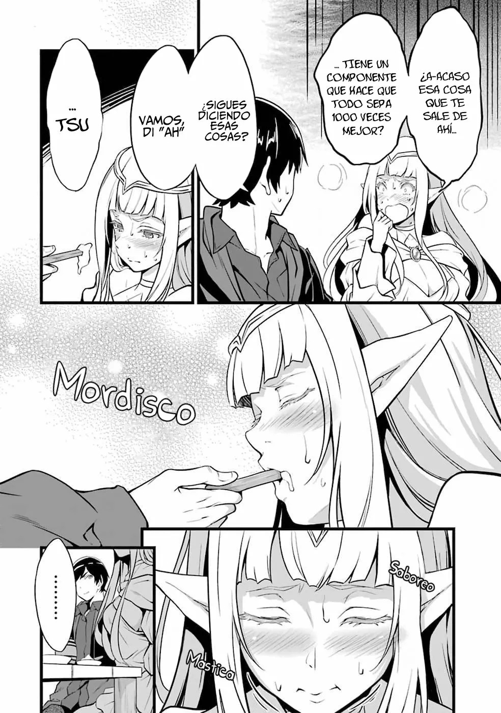 Yuru Fuwa Noka No Moji Bake Skill Capitulo 9: La reina elfo y los enanos página 11