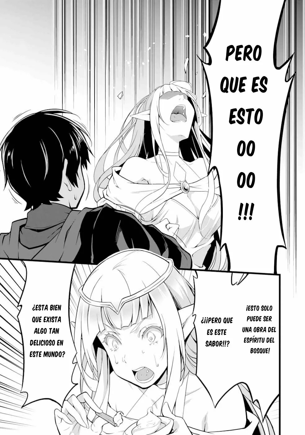 Yuru Fuwa Noka No Moji Bake Skill Capitulo 9: La reina elfo y los enanos página 12