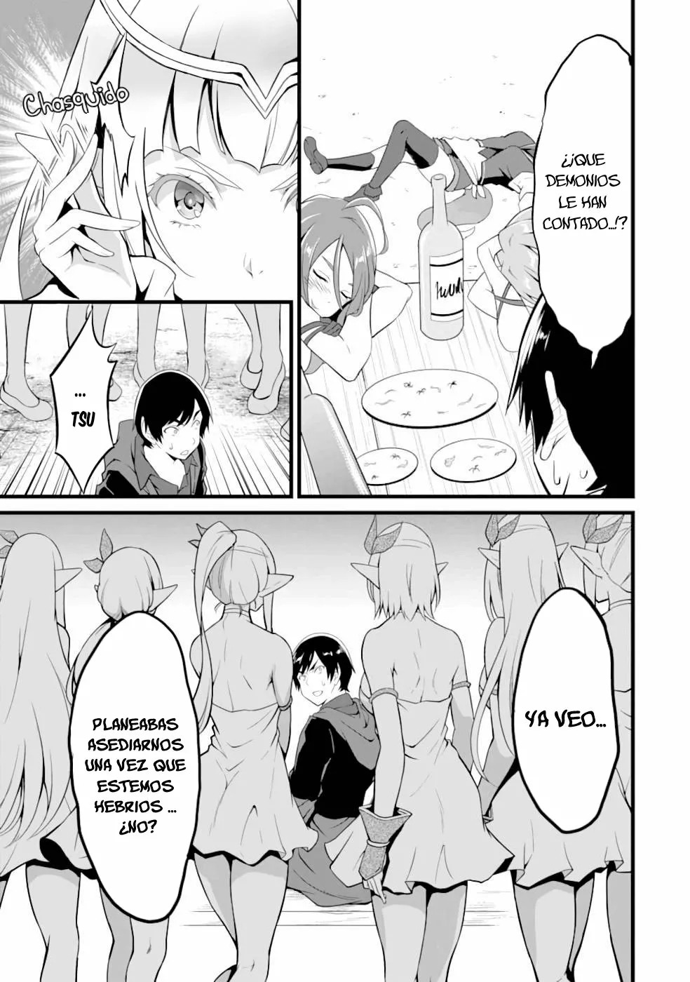 Yuru Fuwa Noka No Moji Bake Skill Capitulo 9: La reina elfo y los enanos página 16