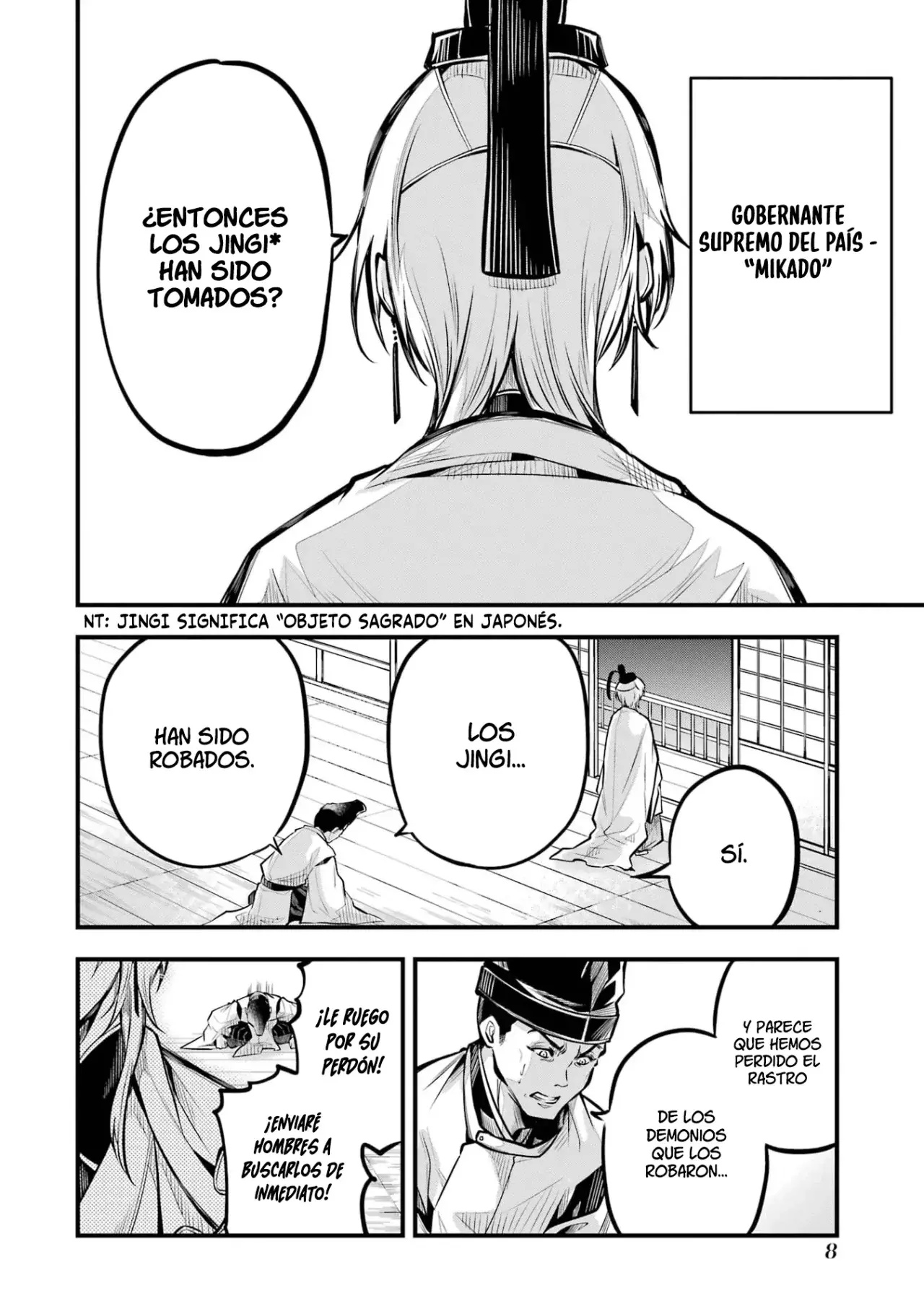 Miyabichi No Onmyouji Capitulo 1: Los herejes página 7