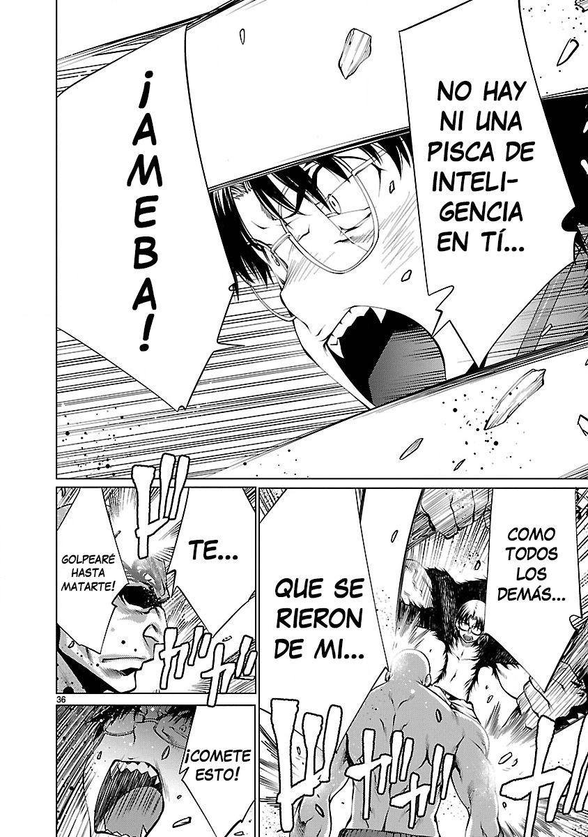 Killing Bites Capitulo 19: ¡No hay ni una pizca de inteligencia en ti, ameba! página 36