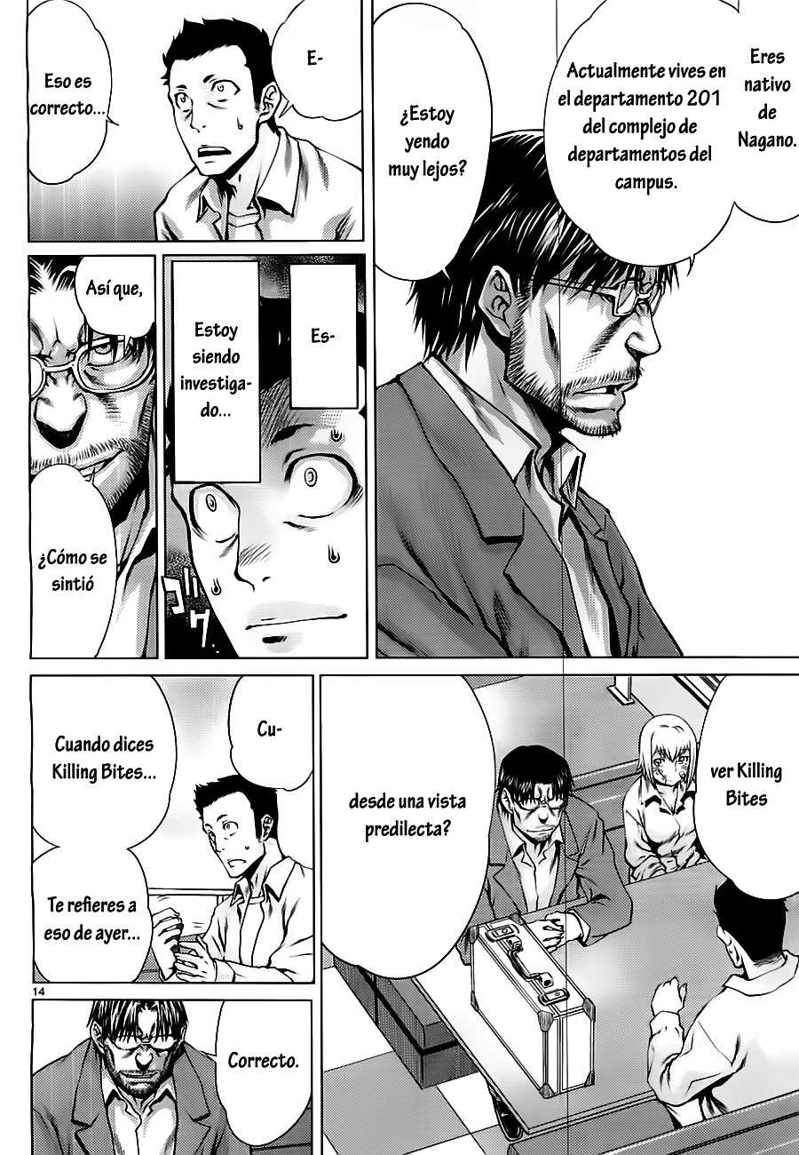 Killing Bites Capitulo 2: Eso es Demasiado Impresionante, ¿Cierto? página 14