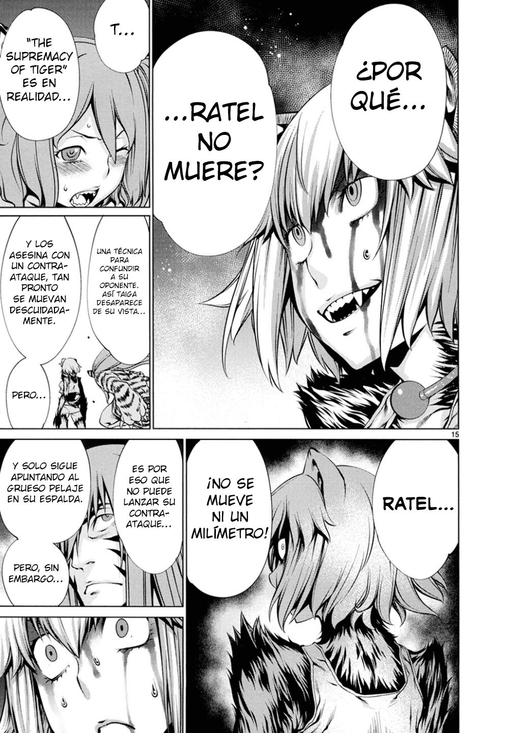 Killing Bites Capitulo 21: ¡Tu pieza ya esta muerta, Nomoto! página 15