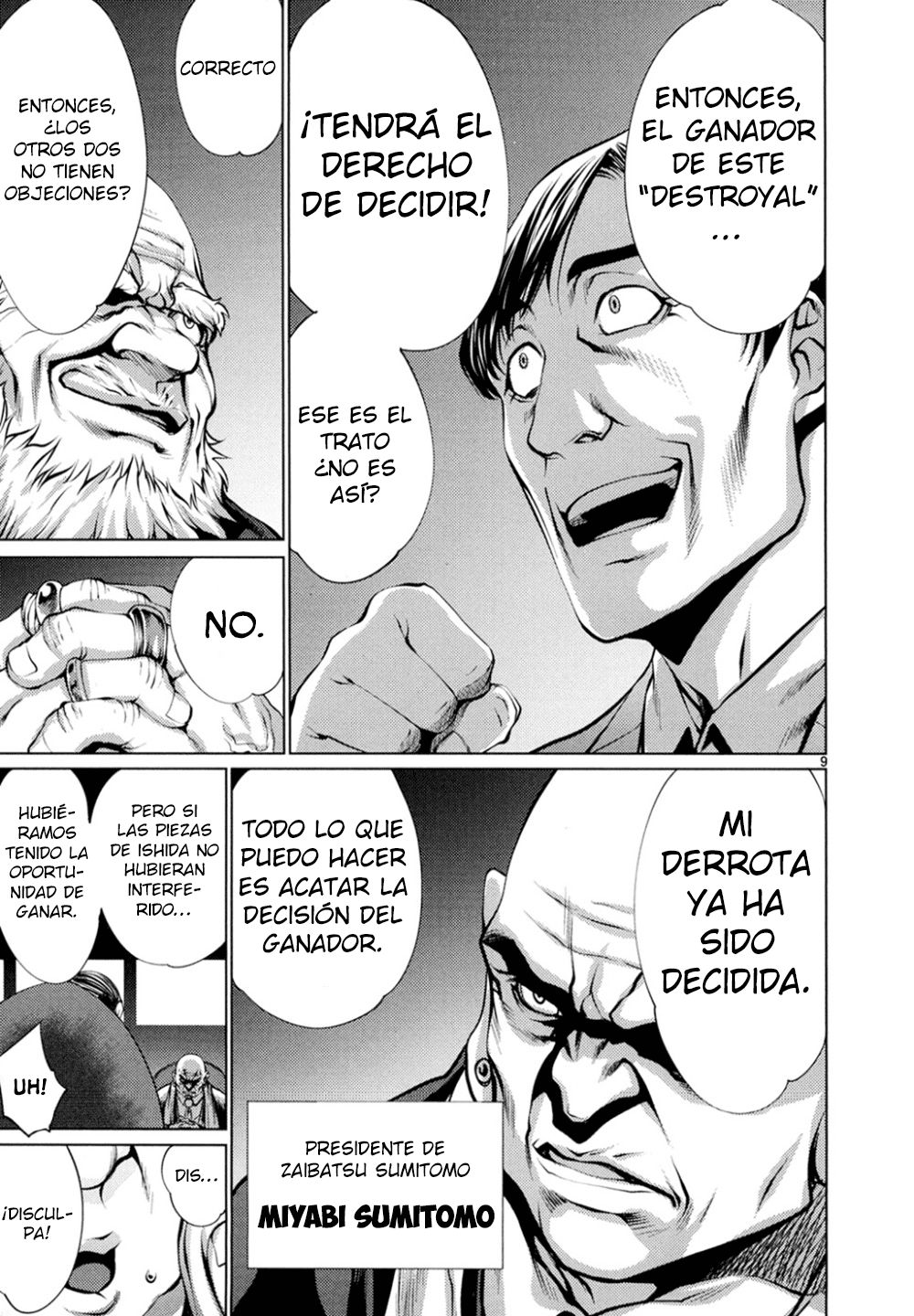 Killing Bites Capitulo 21: ¡Tu pieza ya esta muerta, Nomoto! página 9