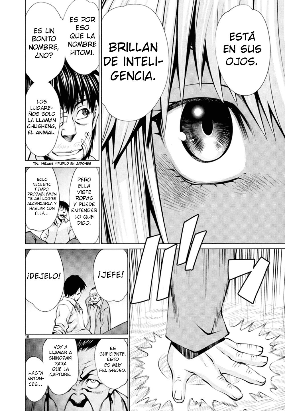 Killing Bites Capitulo 25: Esta chica no es un animal página 16