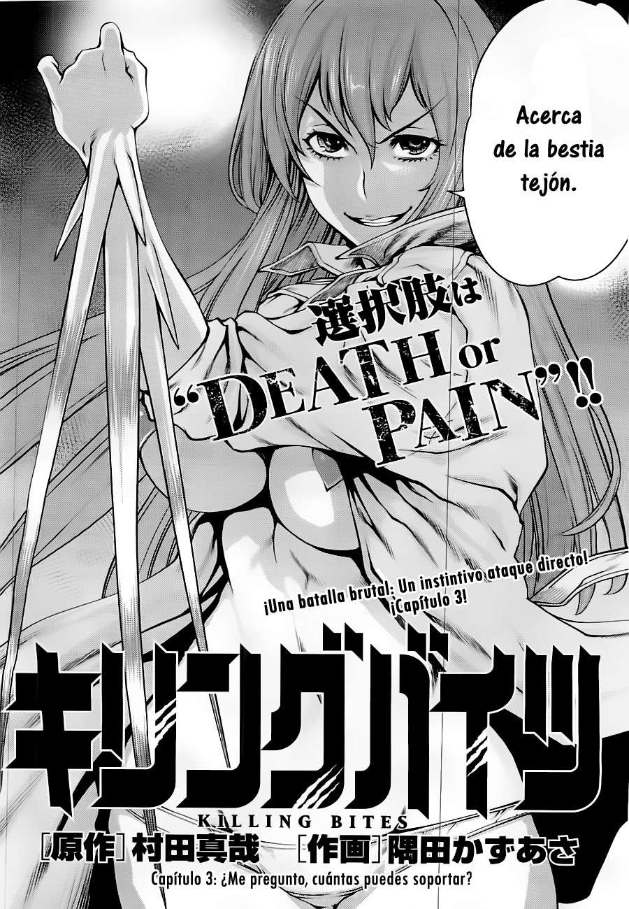 Killing Bites Capitulo 3: Un instintivo ataque directo página 2