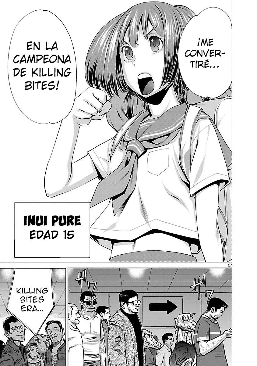 Killing Bites Capitulo 31: ¡Me convertiré en la campeona de Killing Bites! página 28