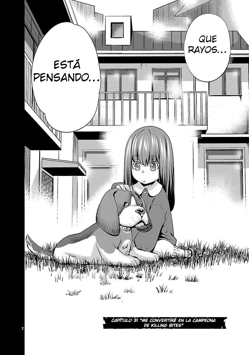 Killing Bites Capitulo 31: ¡Me convertiré en la campeona de Killing Bites! página 3