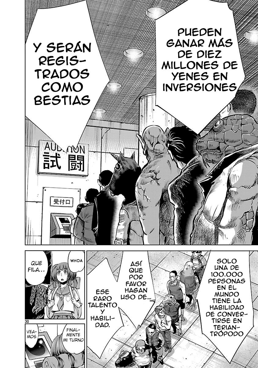Killing Bites Capitulo 31: ¡Me convertiré en la campeona de Killing Bites! página 31