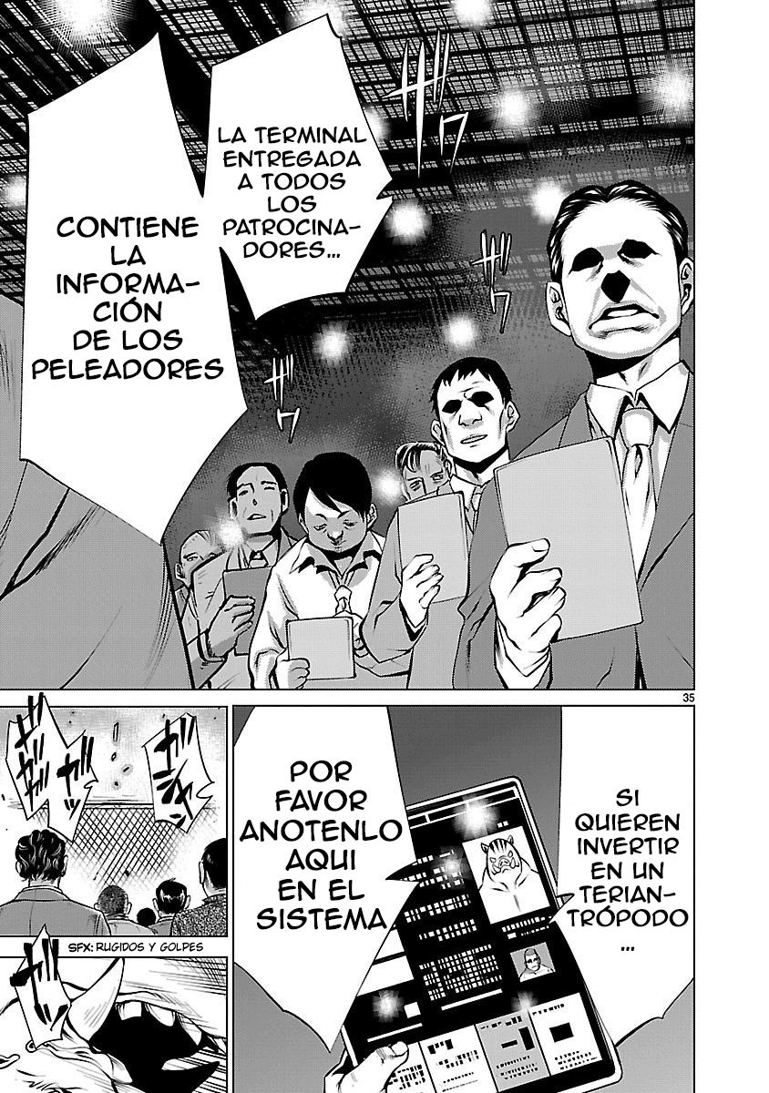 Killing Bites Capitulo 31: ¡Me convertiré en la campeona de Killing Bites! página 36