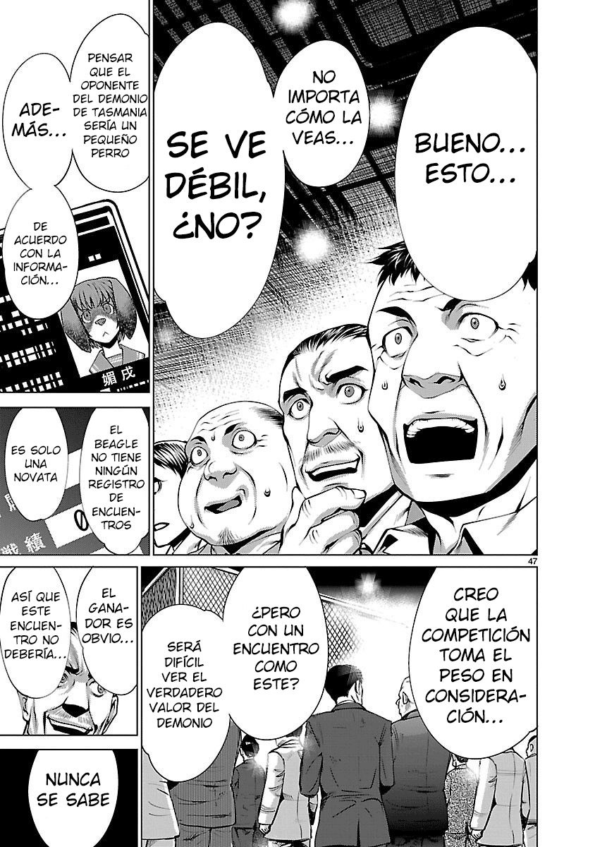 Killing Bites Capitulo 31: ¡Me convertiré en la campeona de Killing Bites! página 47