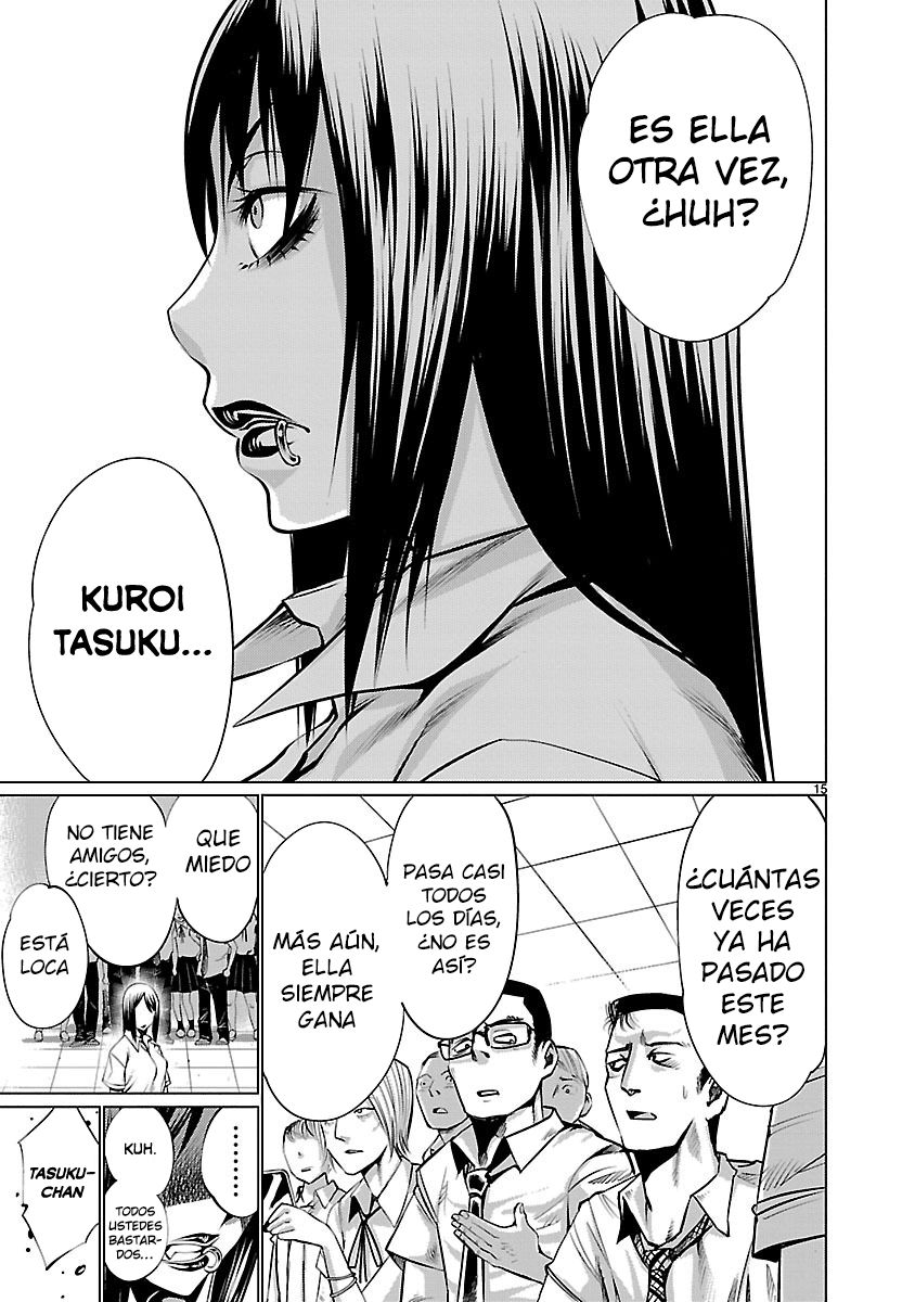 Killing Bites Capitulo 34: Por favor, Ignore lo que hizo Tasuku Chan página 15