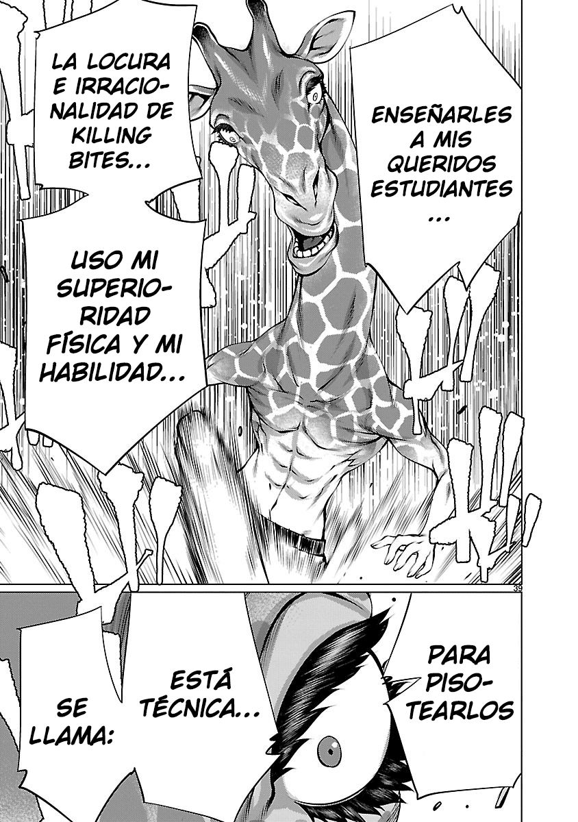 Killing Bites Capitulo 34: Por favor, Ignore lo que hizo Tasuku Chan página 37