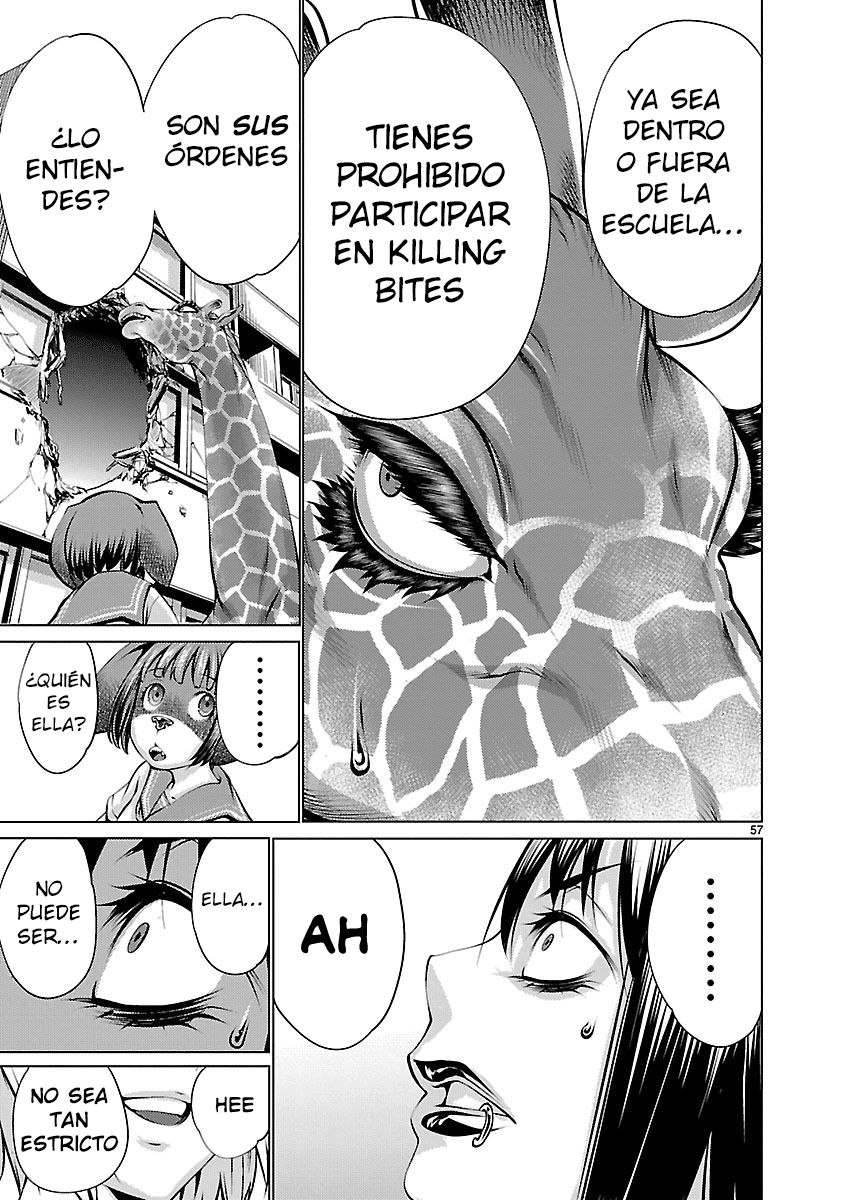 Killing Bites Capitulo 34: Por favor, Ignore lo que hizo Tasuku Chan página 53