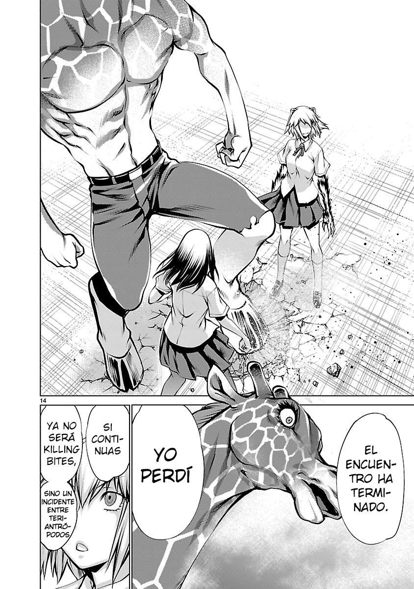 Killing Bites Capitulo 35: Perdiste, ¿No es así? página 14