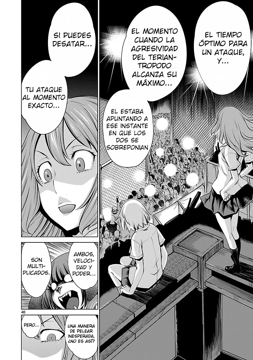 Killing Bites Capitulo 38: Incluso convertirse en campeones ya no es un sueño distante página 40