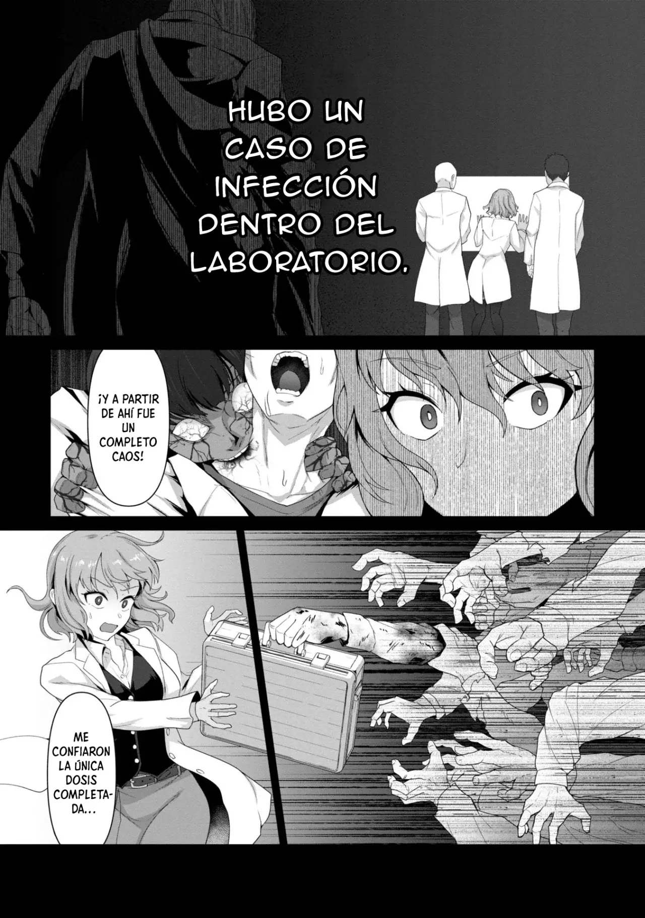 Solo mi vacuna puede salvar el mundo convertido en zombis Capitulo 1 página 18