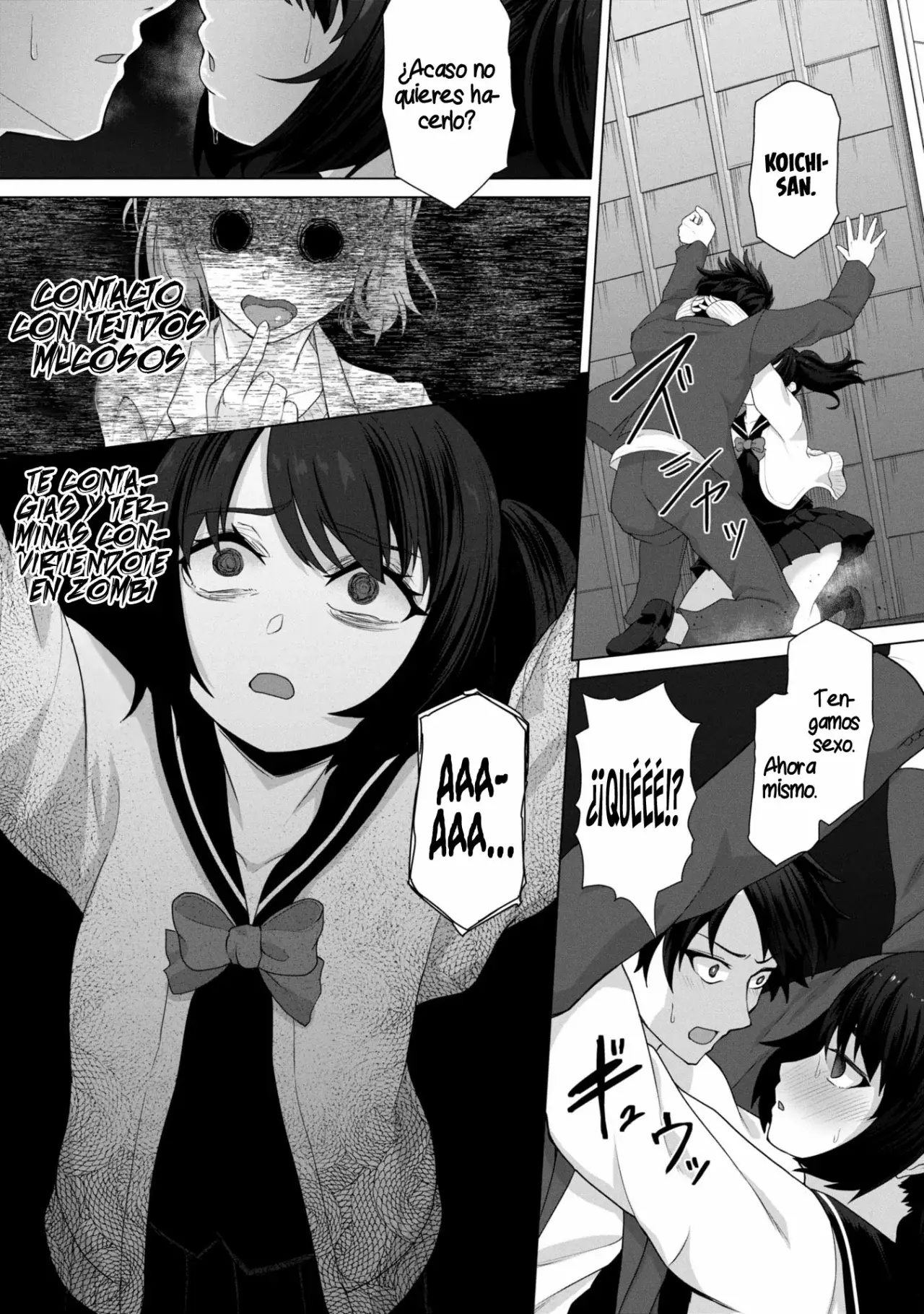 Solo mi vacuna puede salvar el mundo convertido en zombis Capitulo 13 página 22