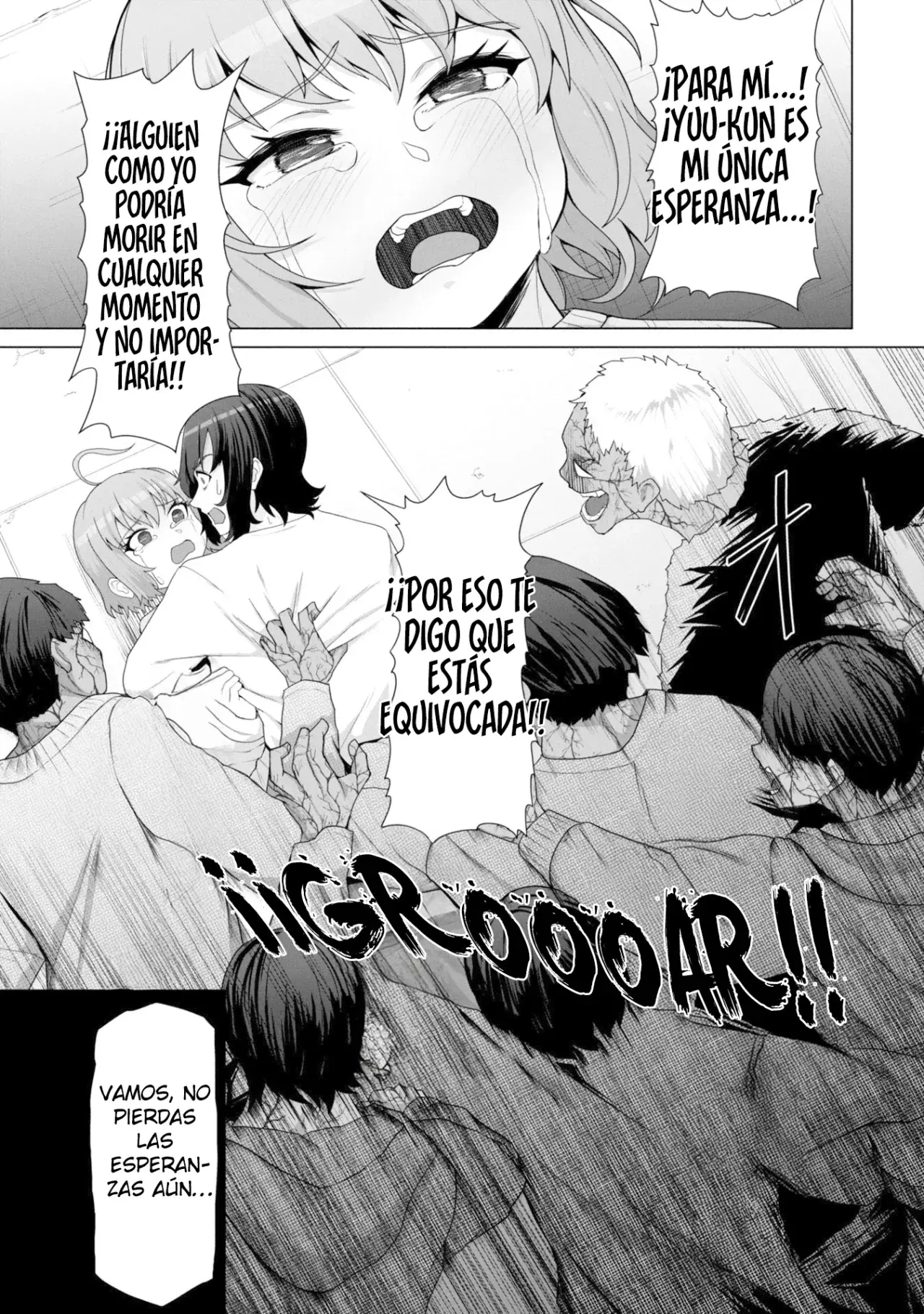 Solo mi vacuna puede salvar el mundo convertido en zombis Capitulo 15 página 13