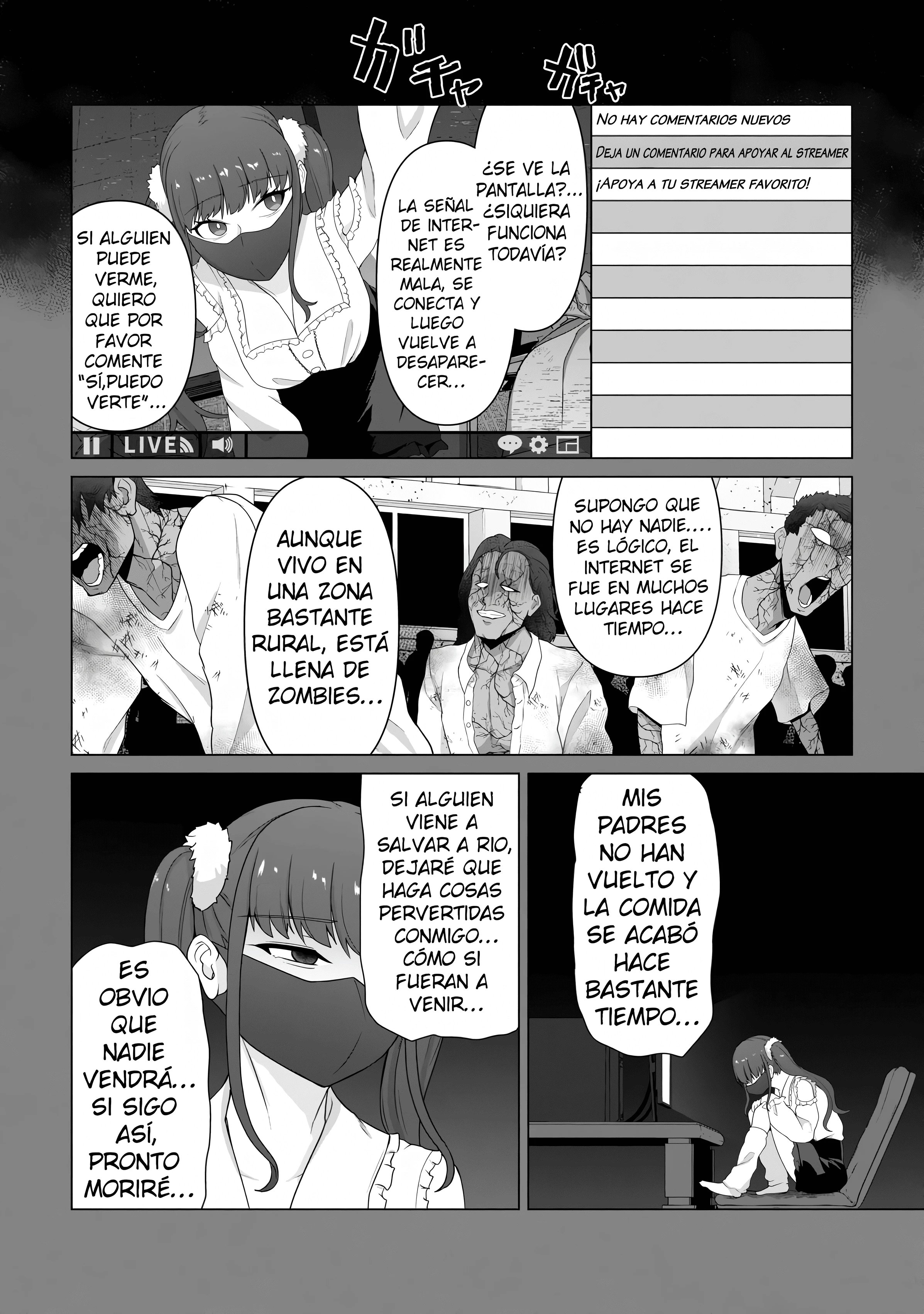 Solo mi vacuna puede salvar el mundo convertido en zombis Capitulo 26 página 7