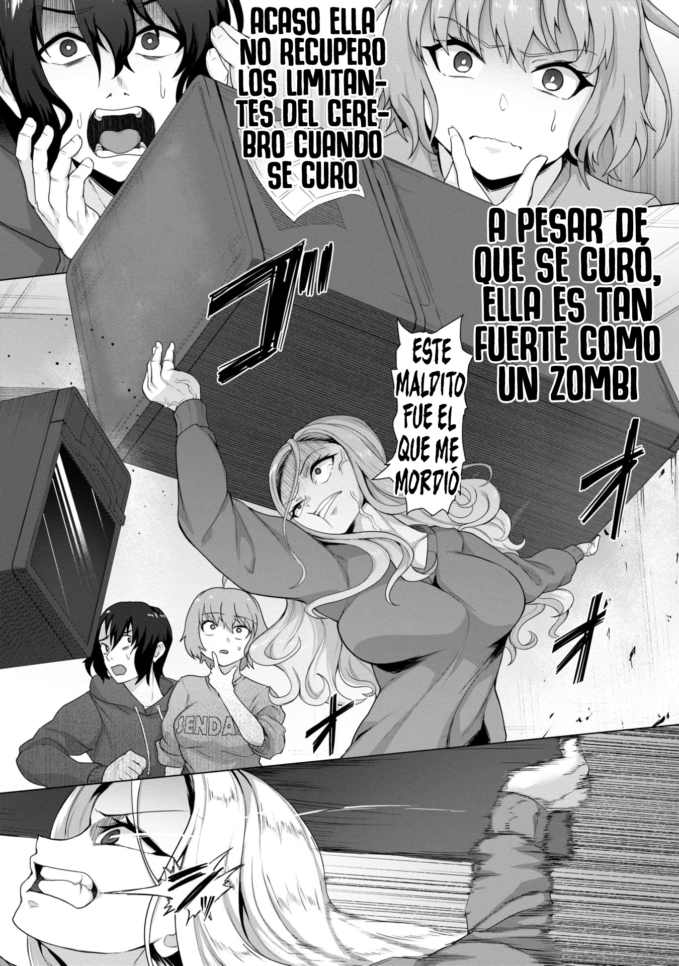 Solo mi vacuna puede salvar el mundo convertido en zombis Capitulo 3 página 18