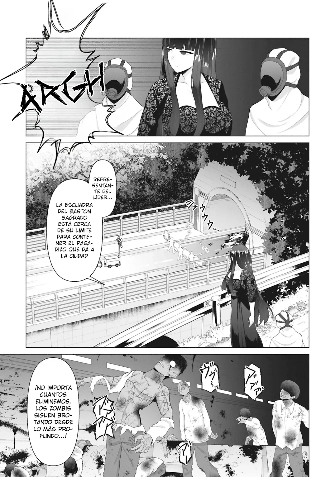 Solo mi vacuna puede salvar el mundo convertido en zombis Capitulo 35 página 6