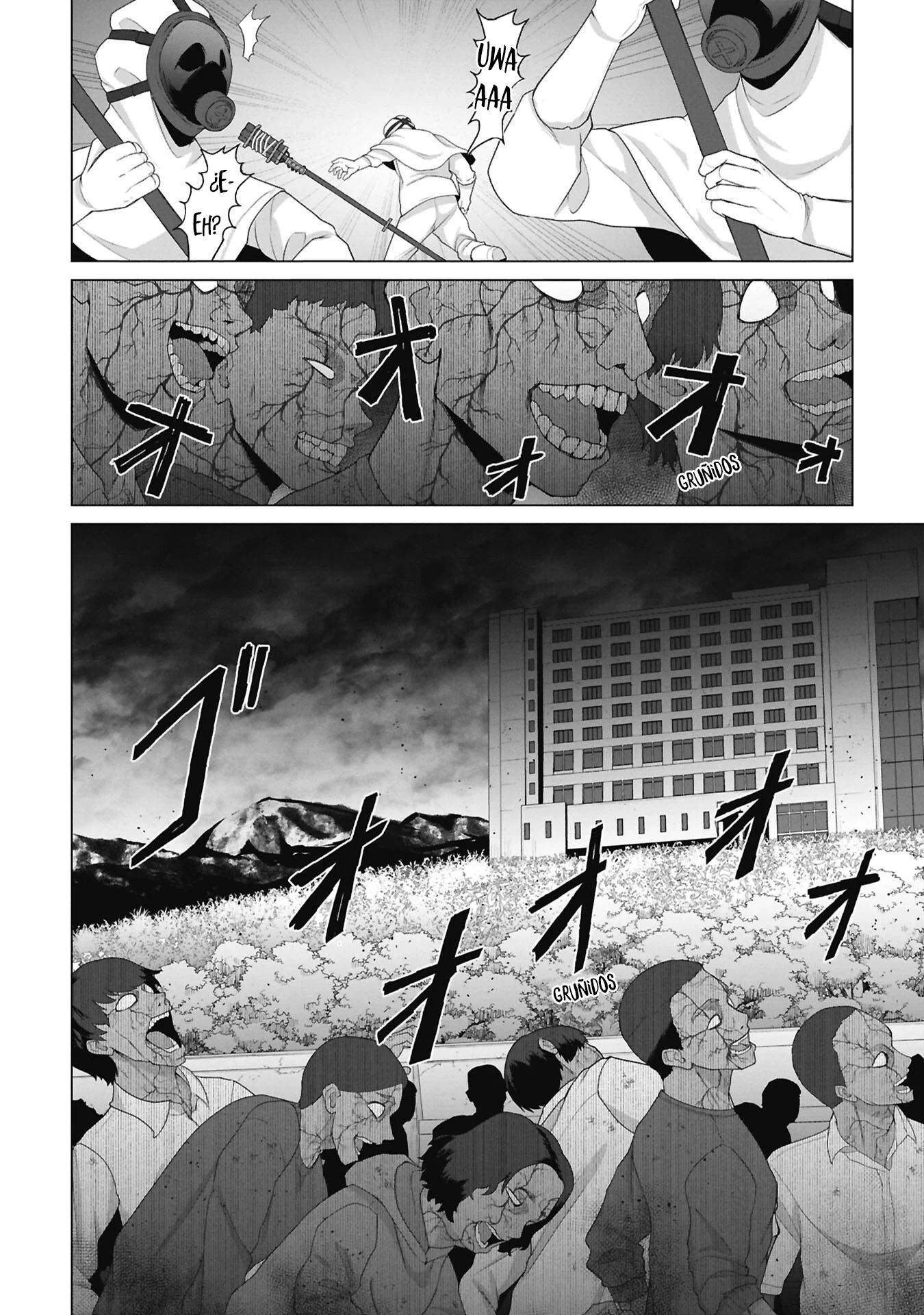 Solo mi vacuna puede salvar el mundo convertido en zombis Capitulo 37 página 3