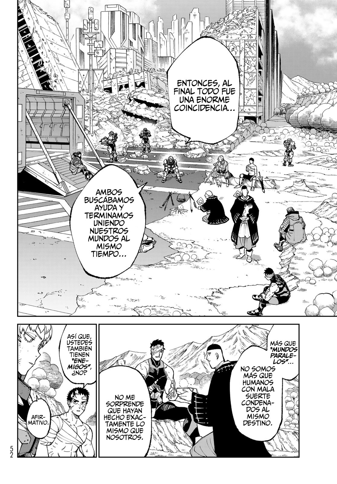 Versus Capitulo 2: La humanidad contra la espada y la pared página 9