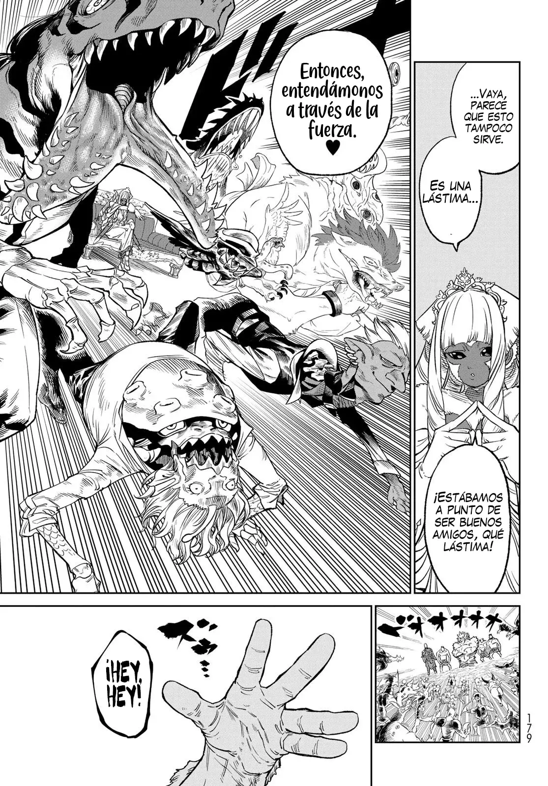 Versus Capitulo 21: El gran jefe, Ginbak vs La 23er reina demonio, Diganazal página 14
