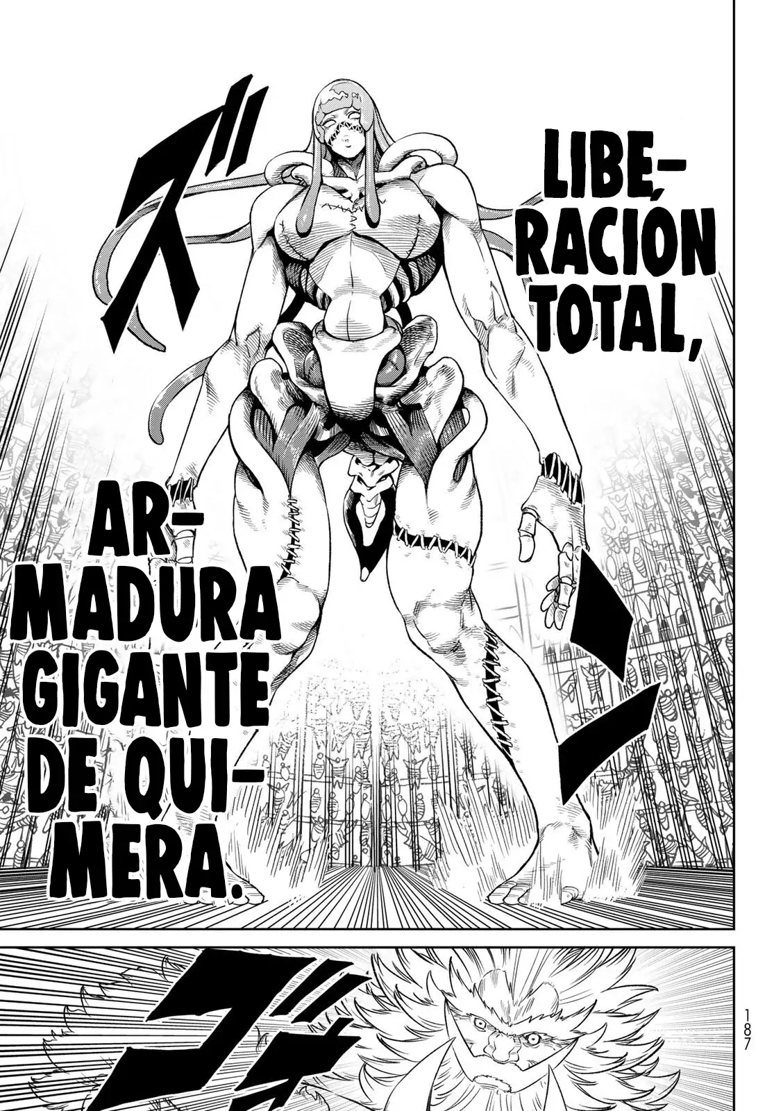Versus Capitulo 21: El gran jefe, Ginbak vs La 23er reina demonio, Diganazal página 22