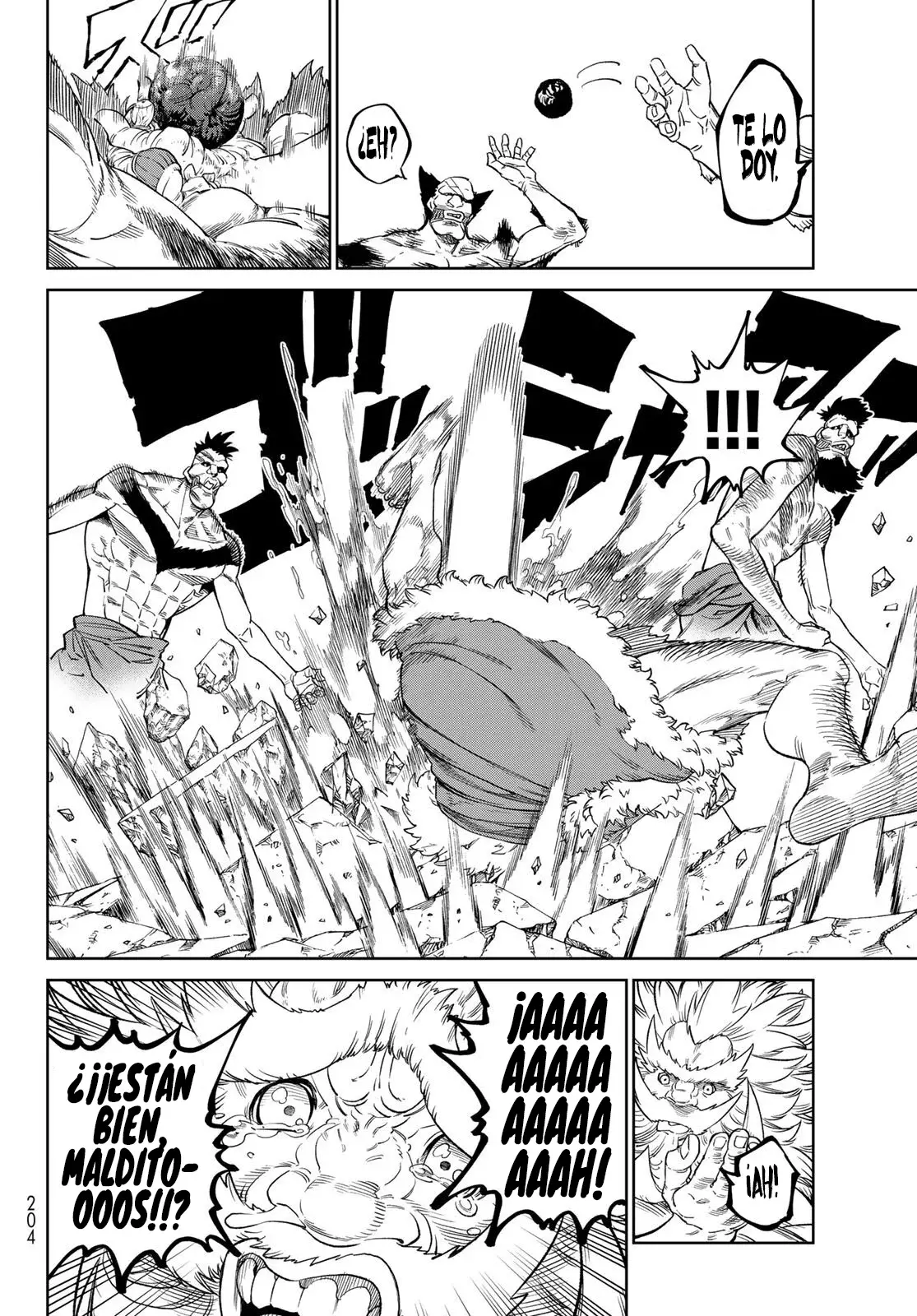 Versus Capitulo 21: El gran jefe, Ginbak vs La 23er reina demonio, Diganazal página 38