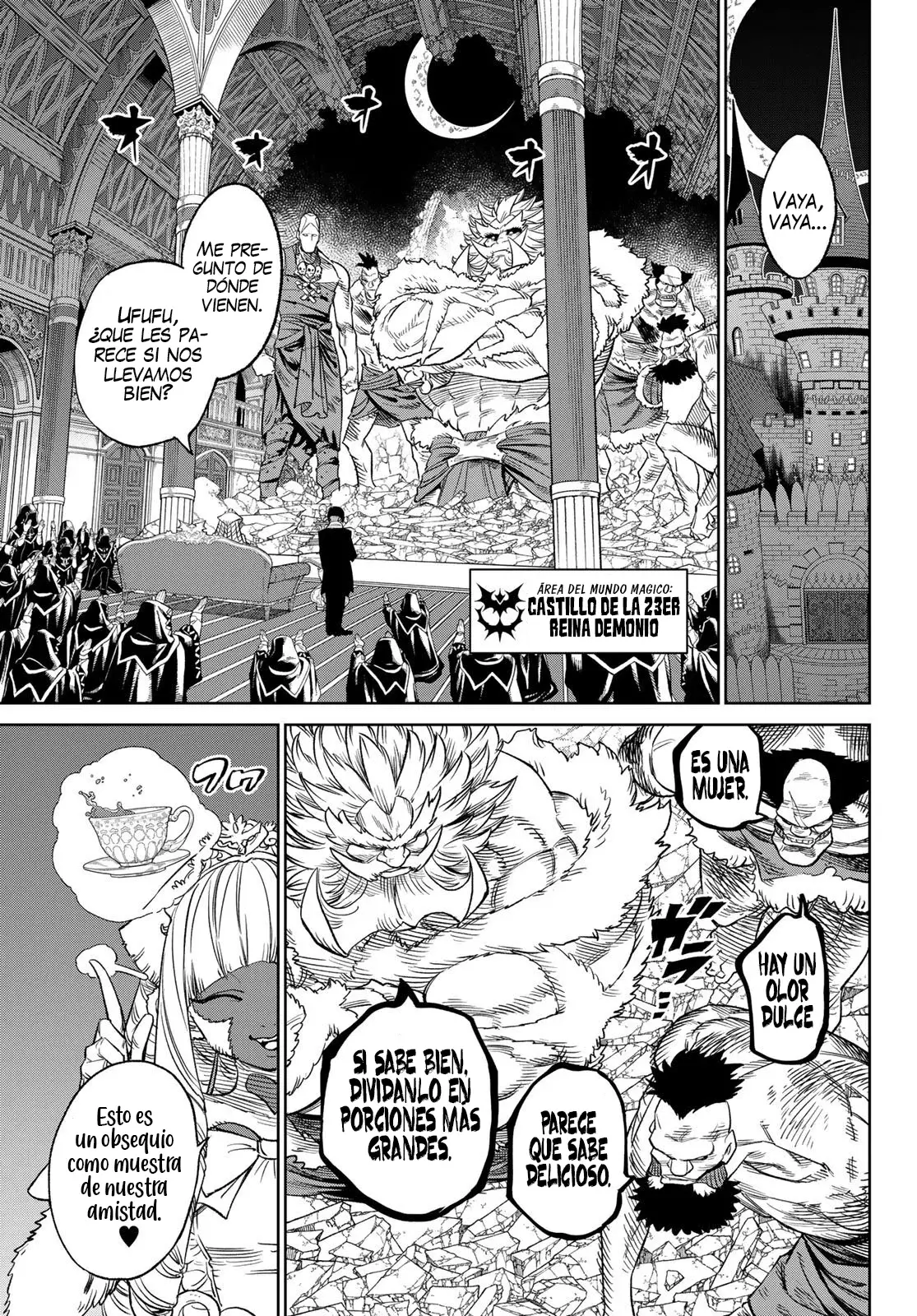 Versus Capitulo 21: El gran jefe, Ginbak vs La 23er reina demonio, Diganazal página 6