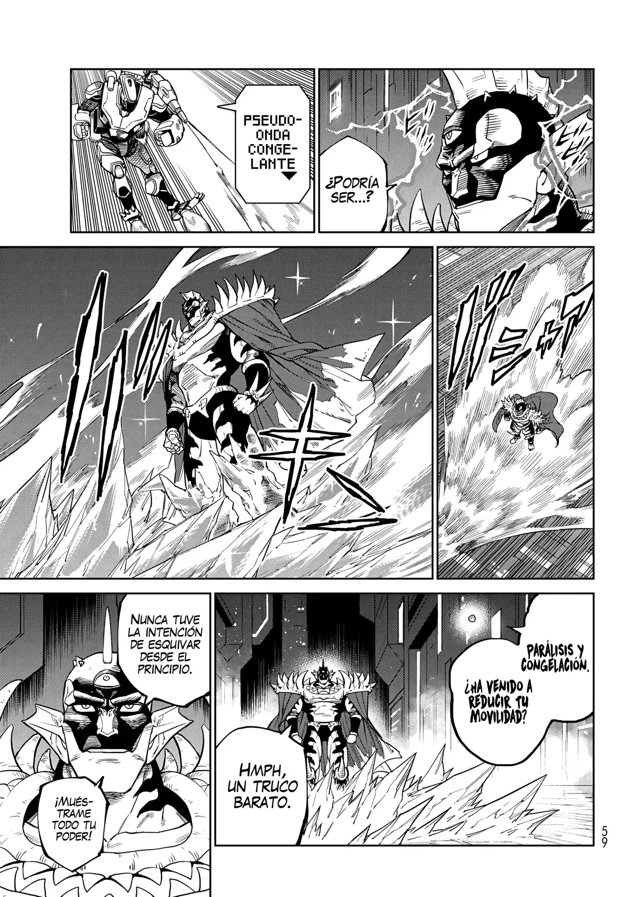 Versus Capitulo 29.5: Los reyes demonio vs Robots (Parte 2) página 8