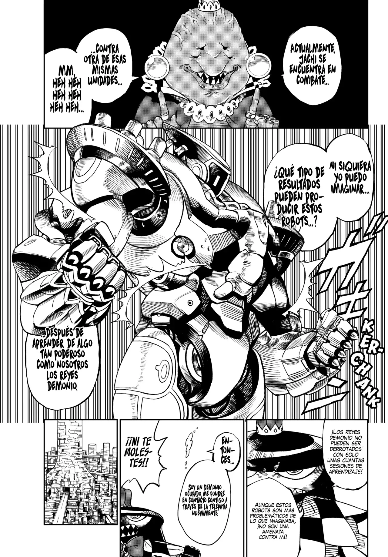 Versus Capitulo 29: Los reyes demonio vs Robots (Parte 1) página 16