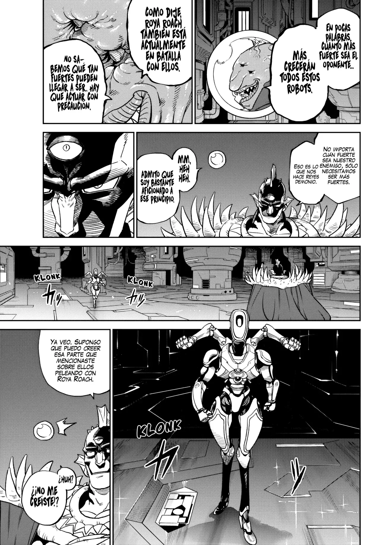 Versus Capitulo 29: Los reyes demonio vs Robots (Parte 1) página 18