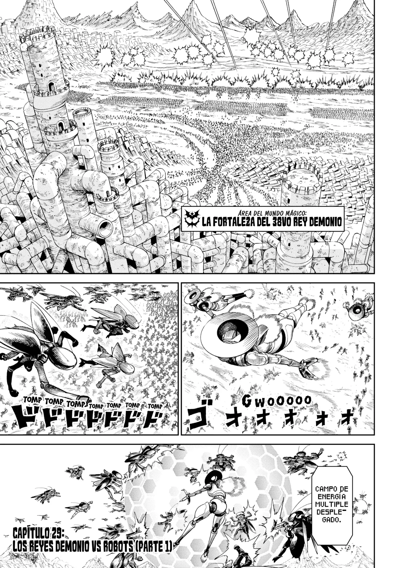 Versus Capitulo 29: Los reyes demonio vs Robots (Parte 1) página 4