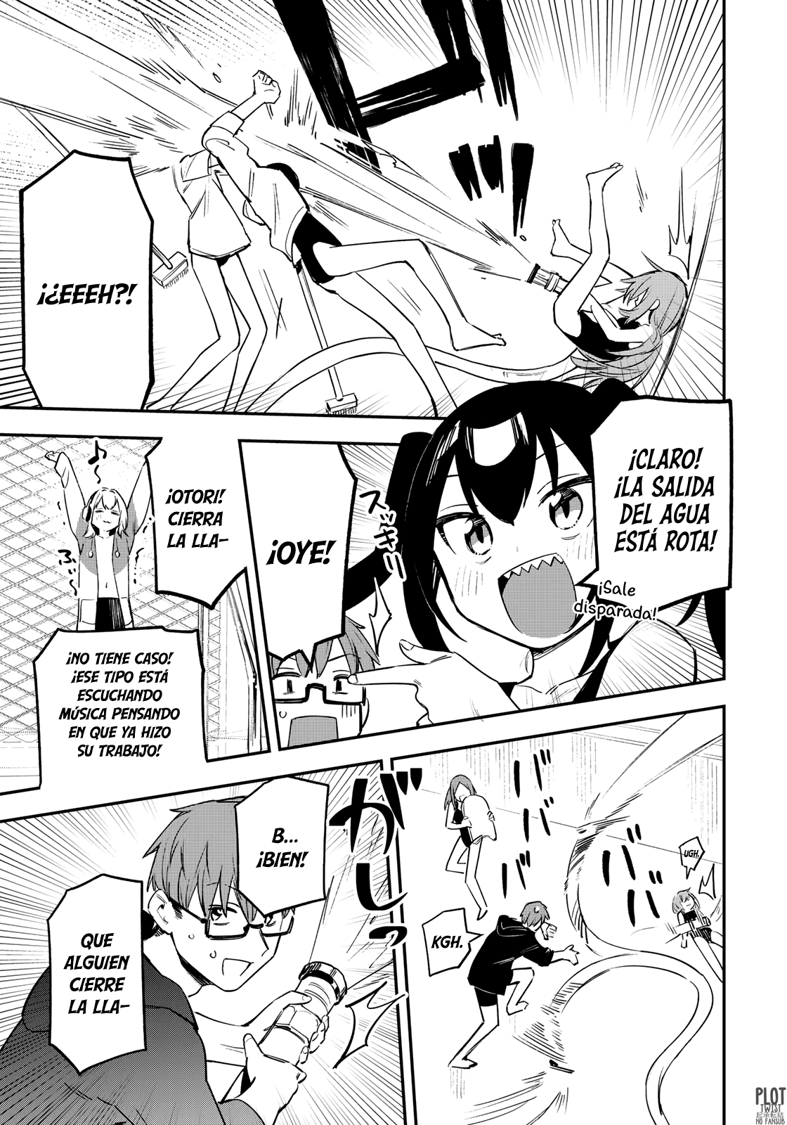 Seitokai ni mo Ana wa Aru! Capitulo 10: ¡¡Limpieza de piscina en traje de baño!! página 7