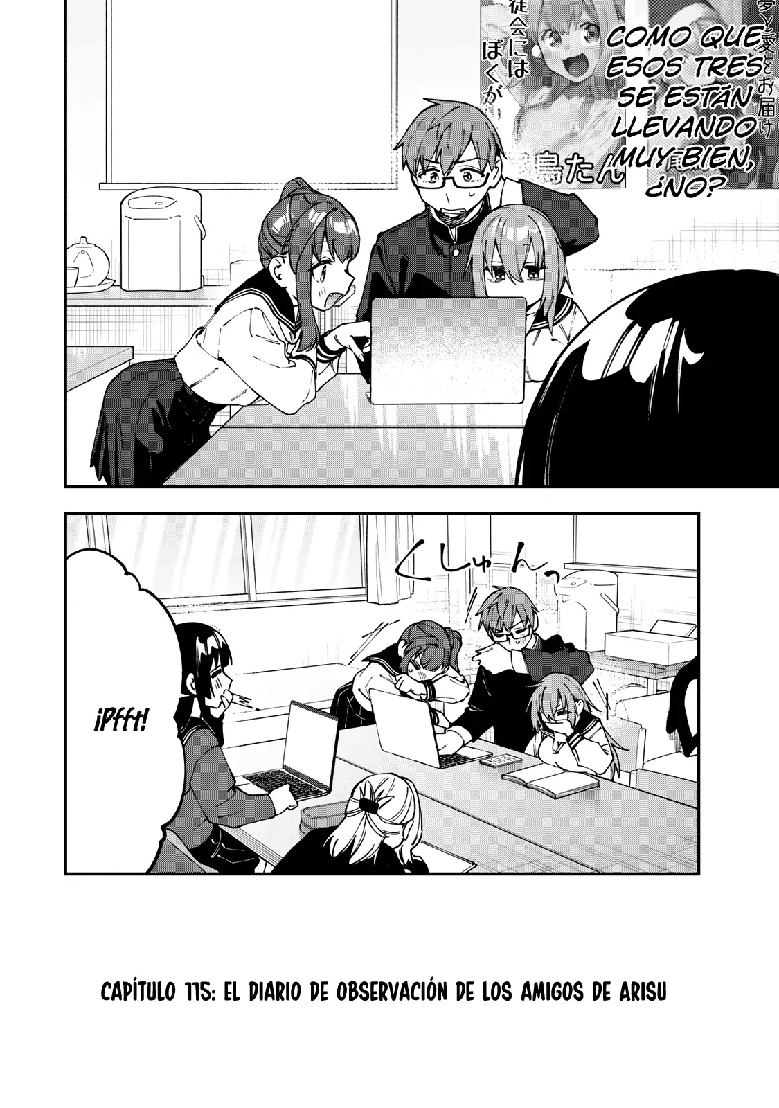 Seitokai ni mo Ana wa Aru! Capitulo 115: El diario de observación de los amigos de Arisu página 3