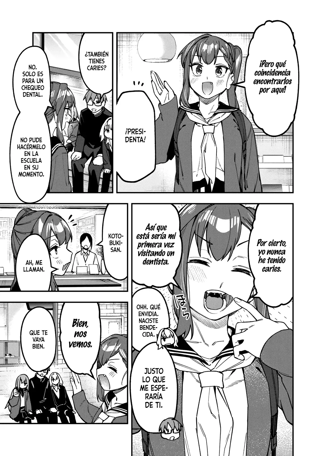 Seitokai ni mo Ana wa Aru! Capitulo 124: ¡Dele, señor dentista! página 9
