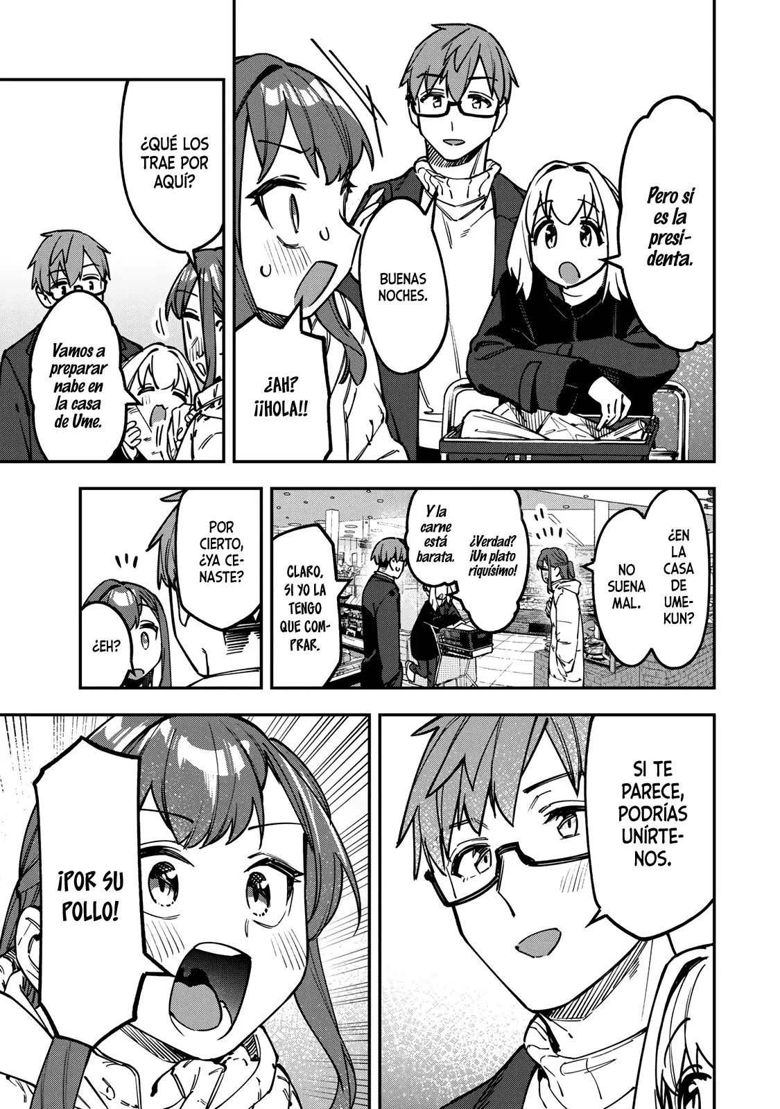 Seitokai ni mo Ana wa Aru! Capitulo 126: ¡Fiesta de nabe emocionante! página 4