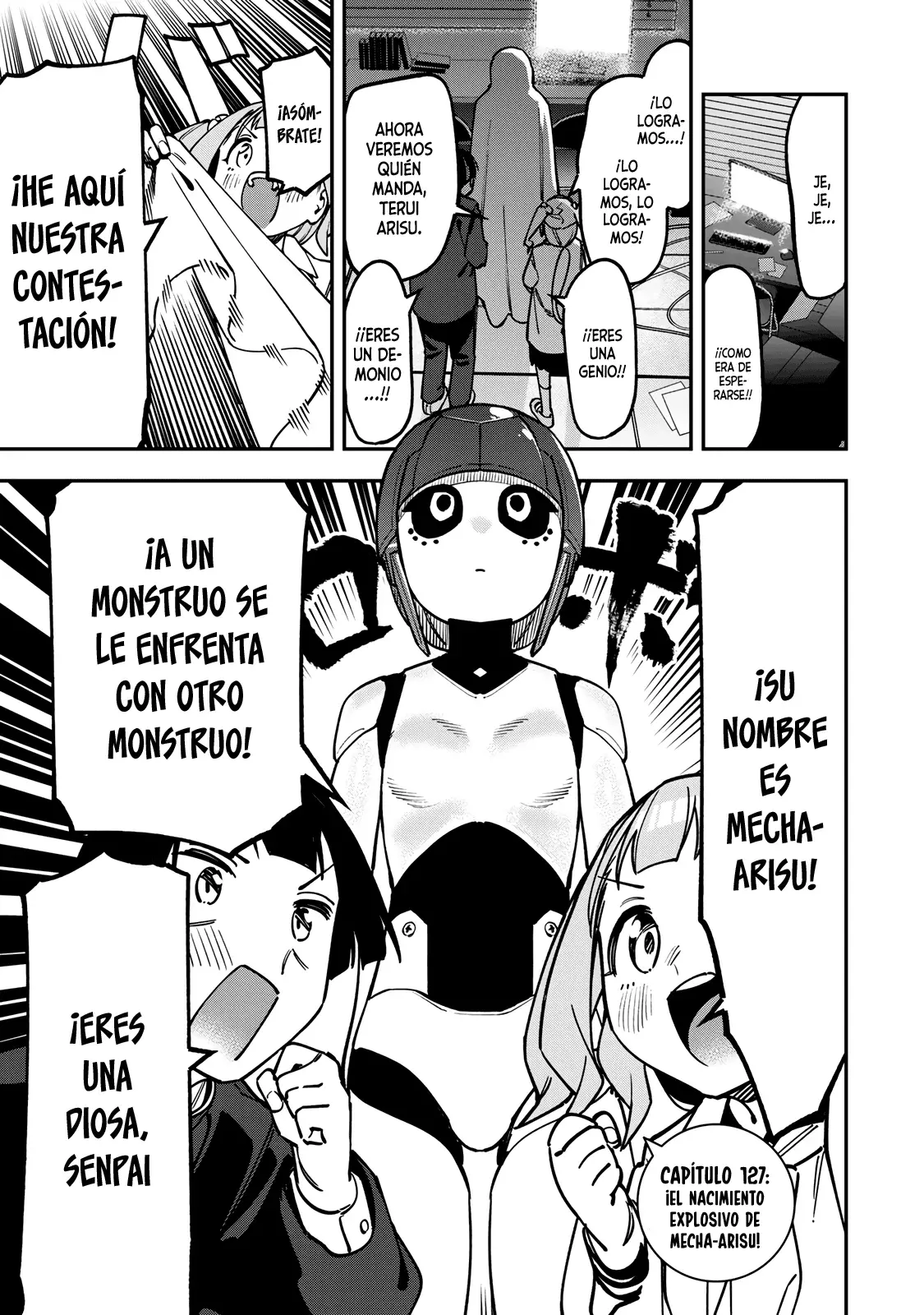 Seitokai ni mo Ana wa Aru! Capitulo 127: ¡El nacimiento explosivo de Mecha-Arisu! página 2