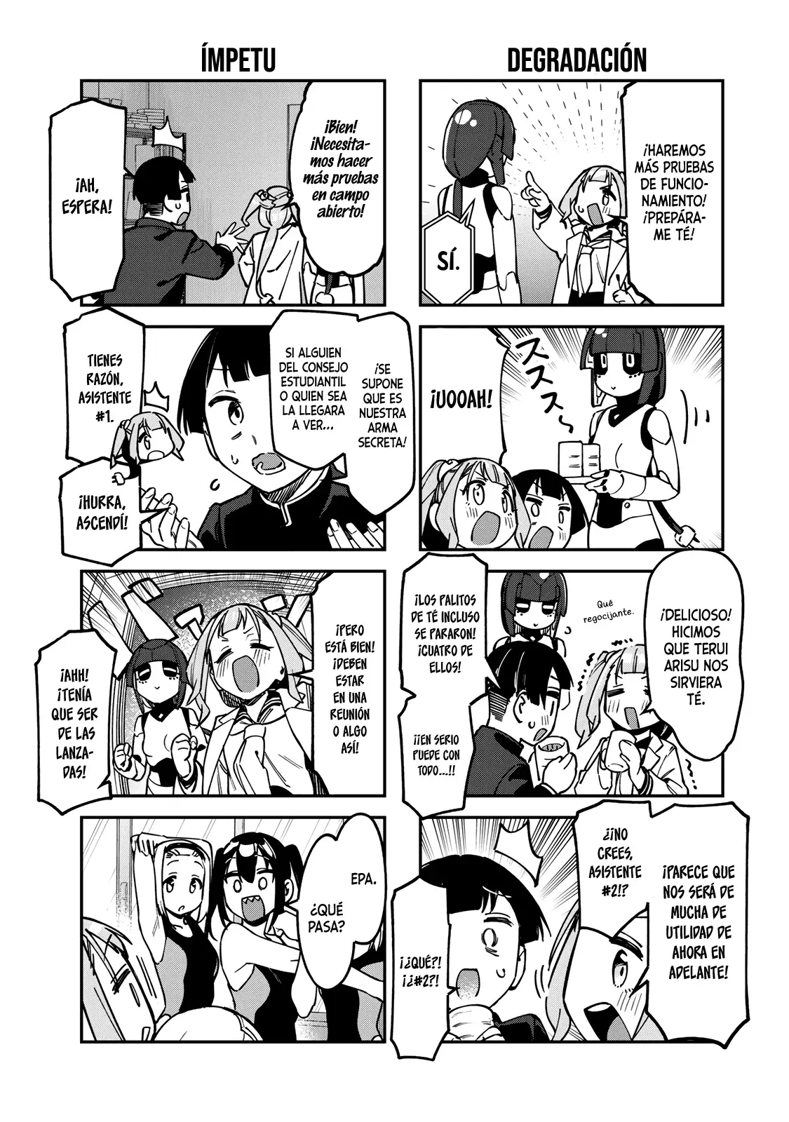Seitokai ni mo Ana wa Aru! Capitulo 127: ¡El nacimiento explosivo de Mecha-Arisu! página 4
