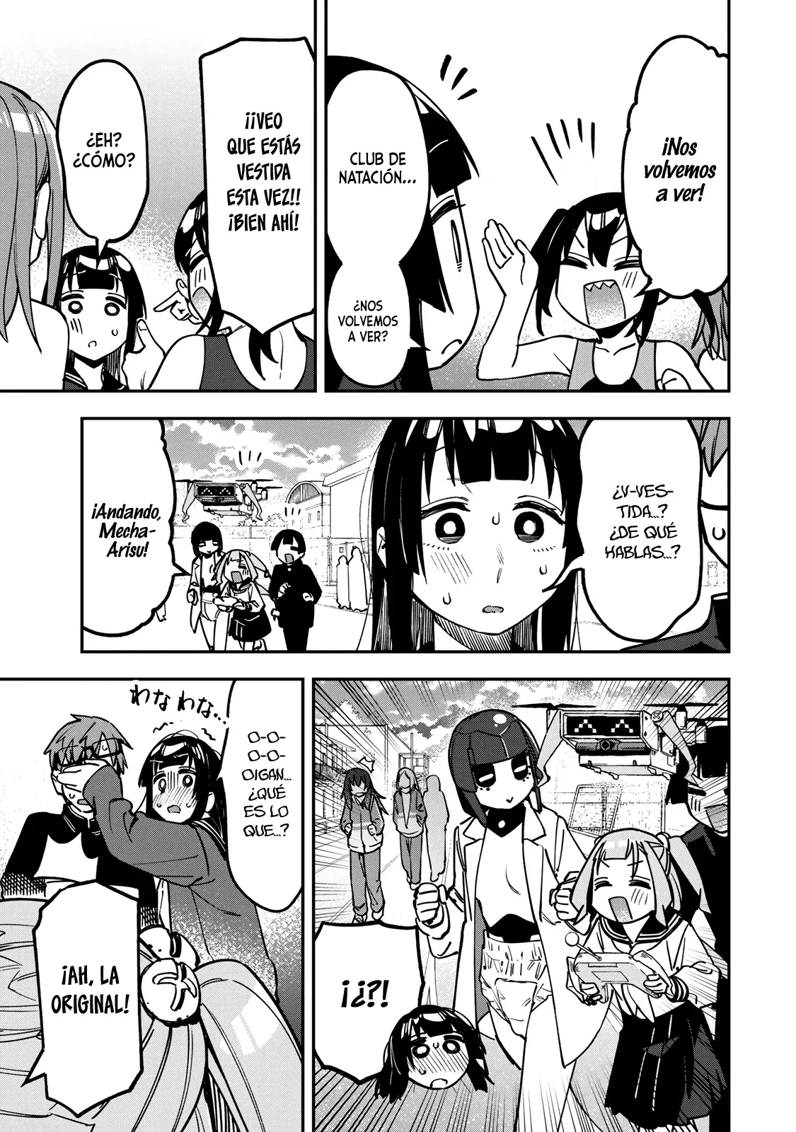 Seitokai ni mo Ana wa Aru! Capitulo 127: ¡El nacimiento explosivo de Mecha-Arisu! página 8